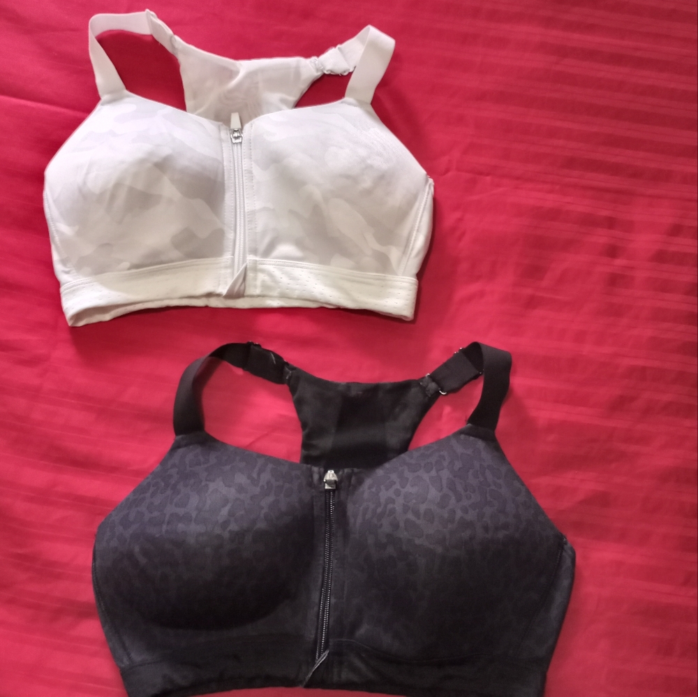 Layer 8  High Support Zipper Front Sports Bras(2)